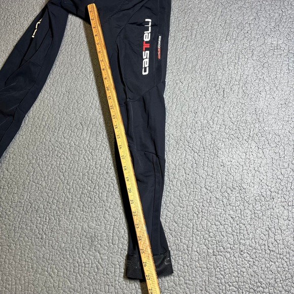 Castelli Rosso Corsa Cycling Bib Tights Mens XL Black Progetto X2 Air Chamois - Picture 12 of 12